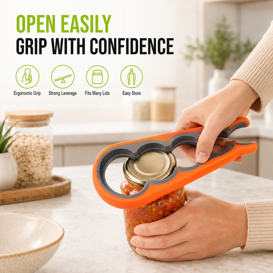 Easy Grip Jar Opener for Weak Hands & Arthritis