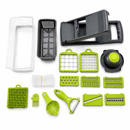 Multifunctional Vegetable Chopper with Storage Container