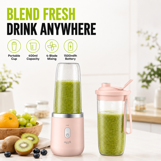 Portable Electric Juicer Cup – Rechargeable, 400ml