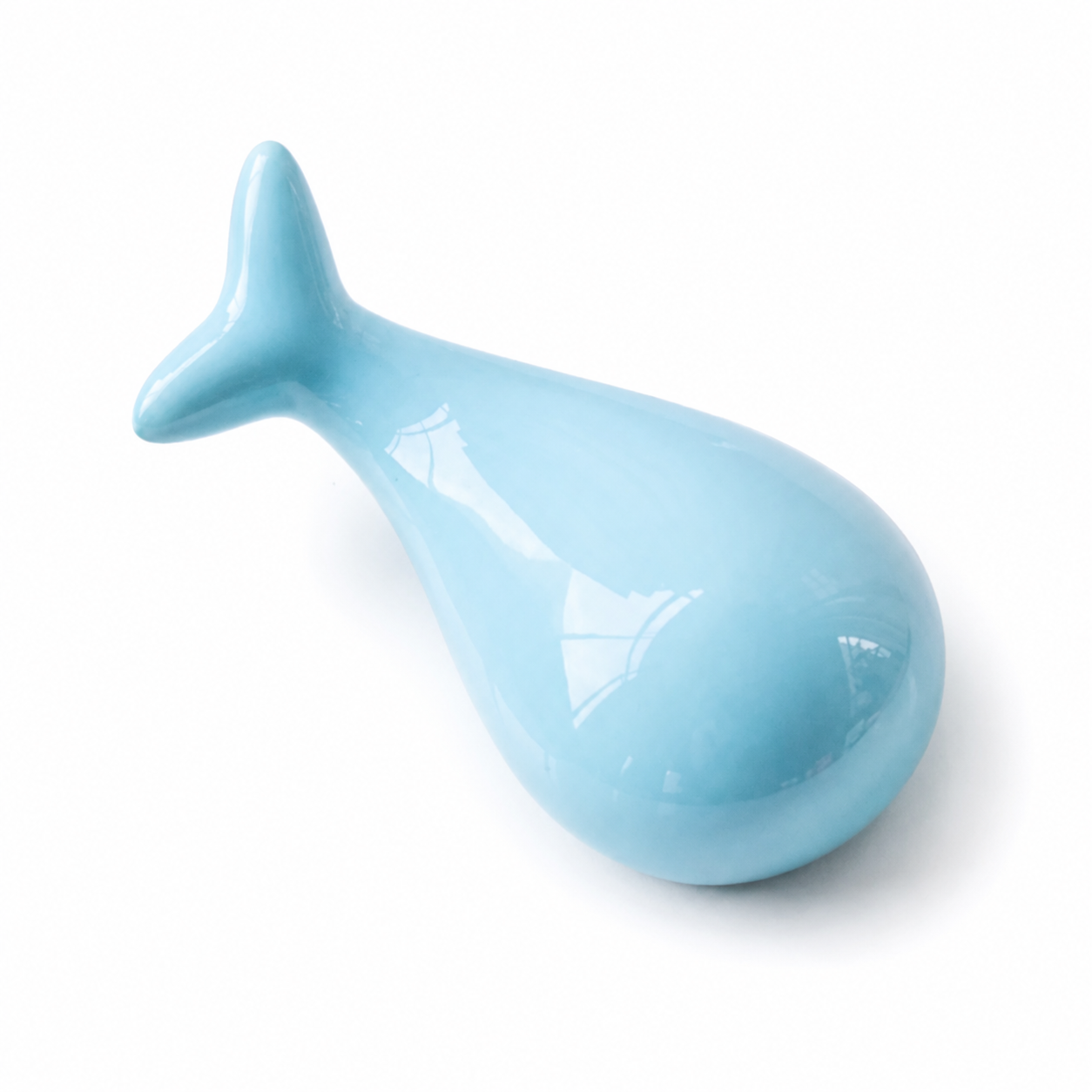 Whale-Shaped Ceramic Chopstick Rest