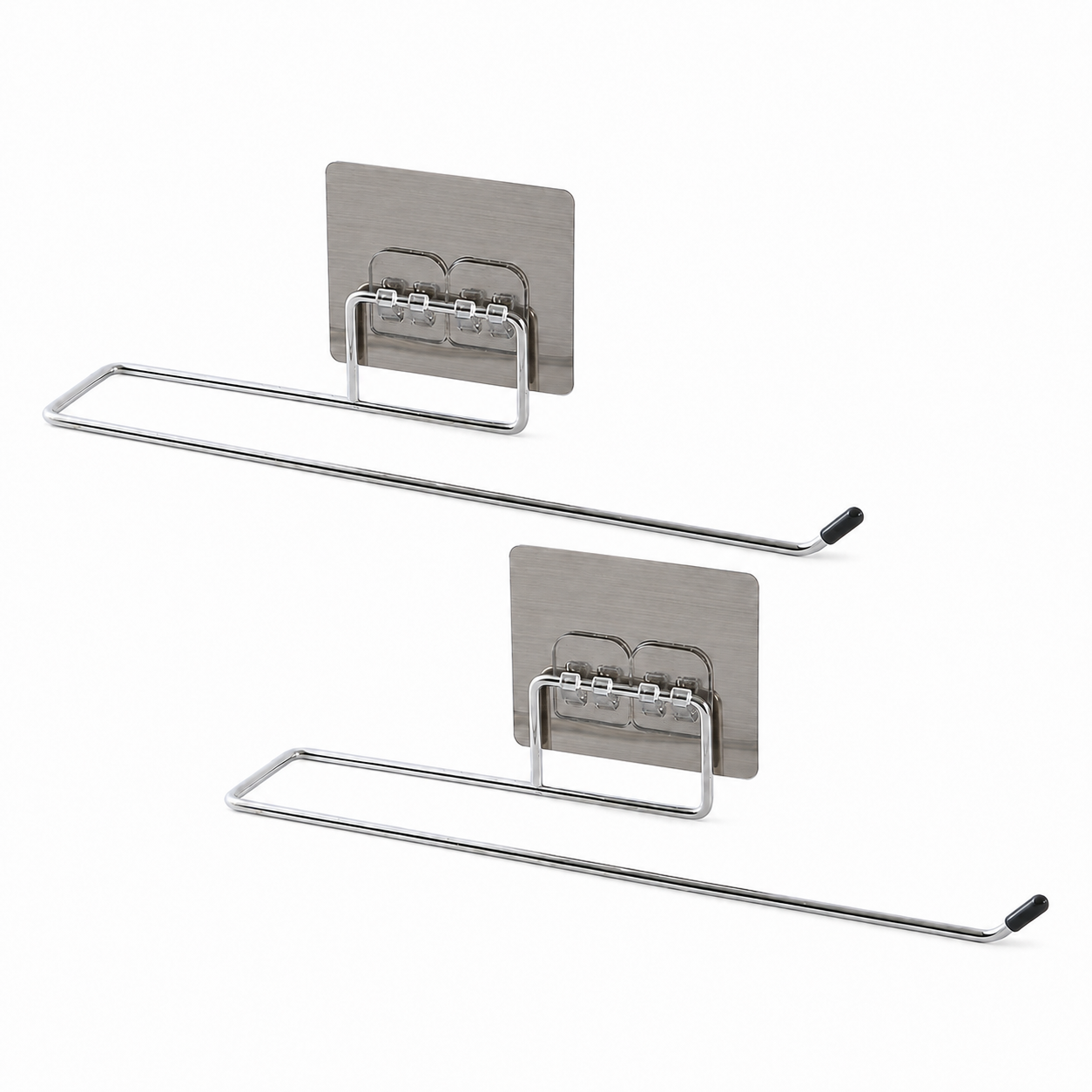 Punch-Free Wall-Mounted Kitchen Storage Rack (Stainless Steel)